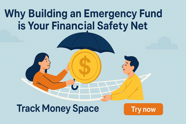 Emergency fund savings with Track Money Space