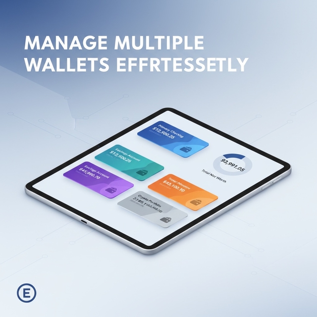 Multiple wallets in a finance app