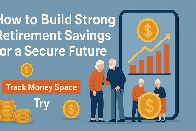 Retirement savings planning with Track Money Space